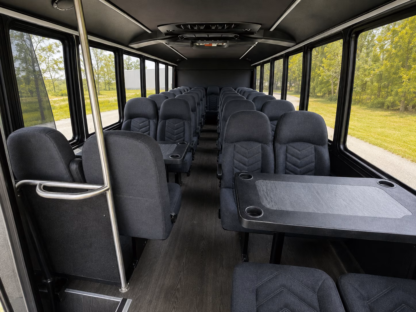 west valley city 18 passenger minibus inside