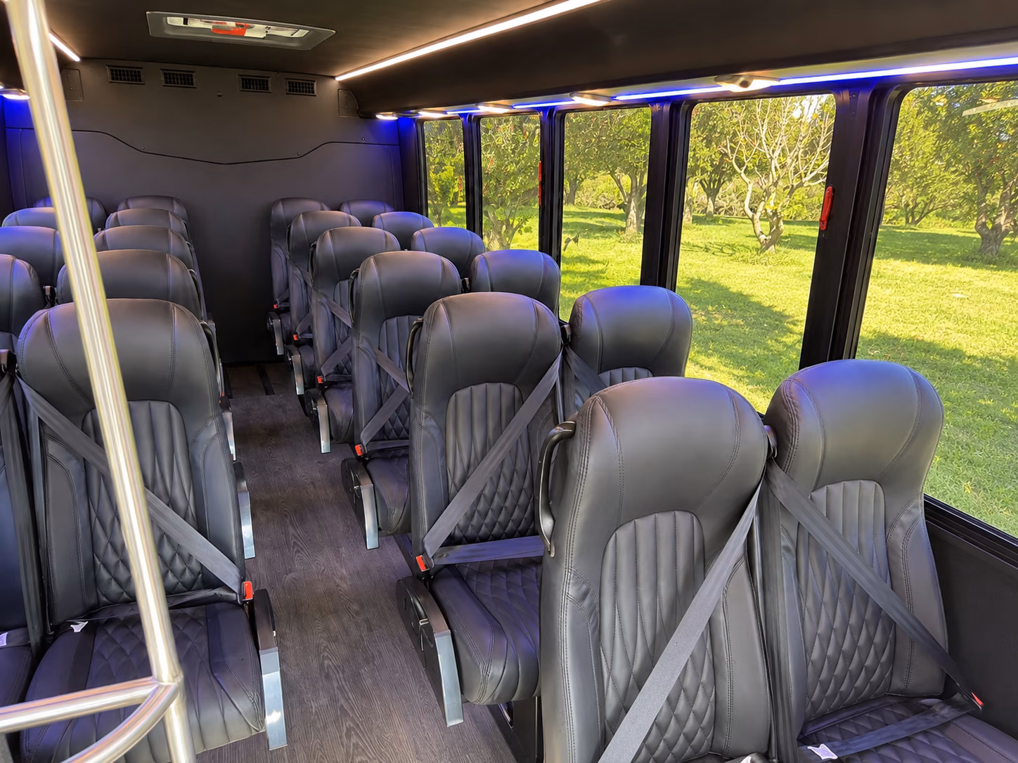 west valley city 20 passenger minibus inside