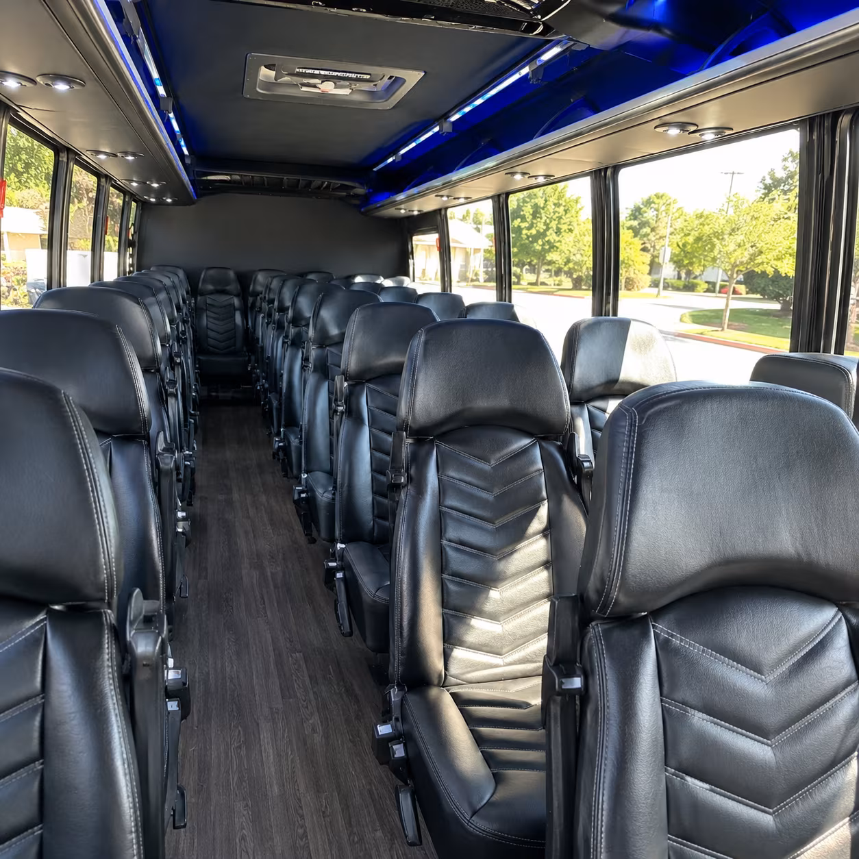 west valley city 25 passenger minibus interior