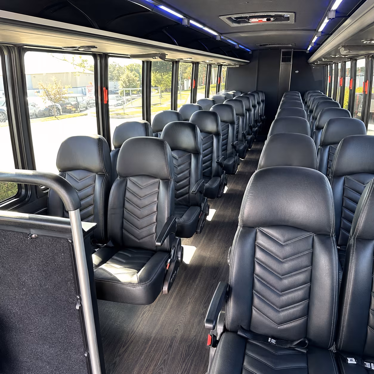 west valley city 28 passenger minibus inside