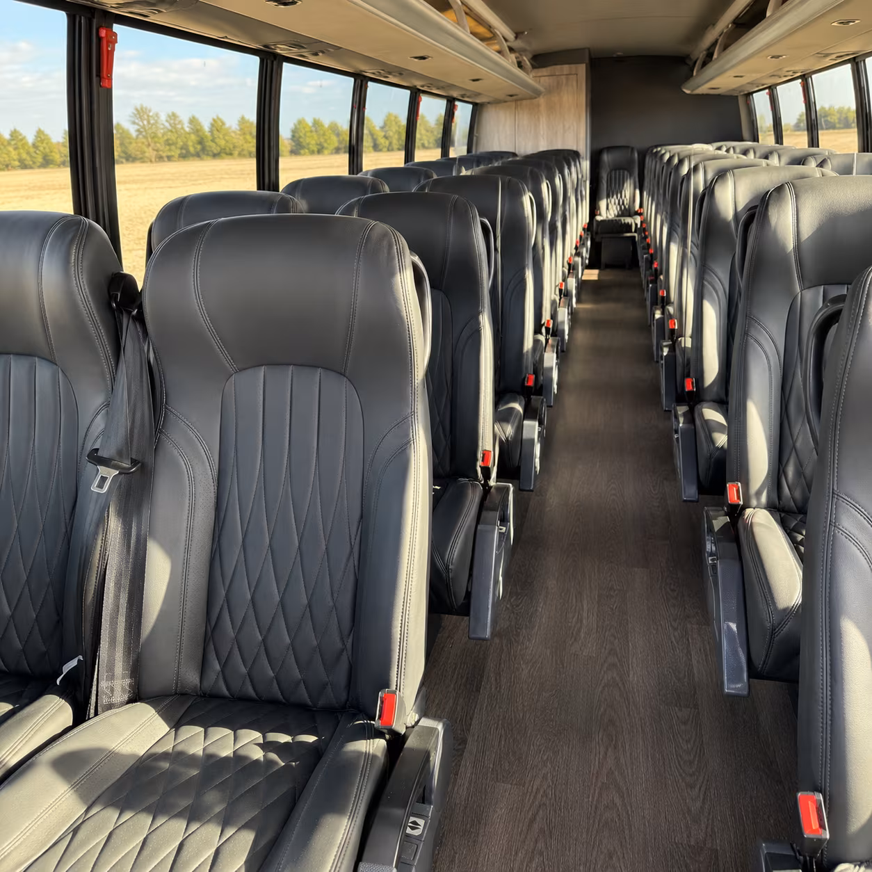 west valley city 28 passenger minibus interior