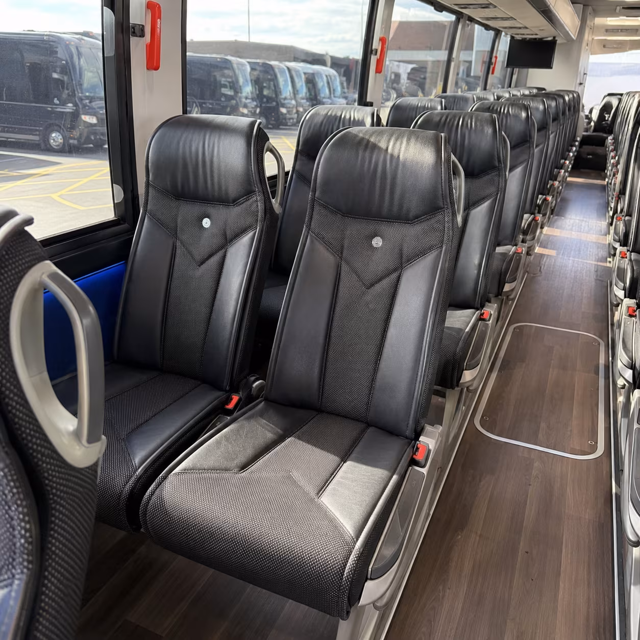 west valley city 40 passenger charter bus interior
