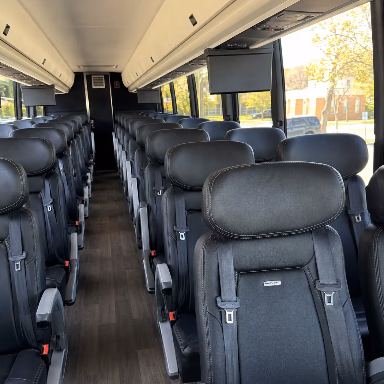 west valley city 45 passenger charter bus inside