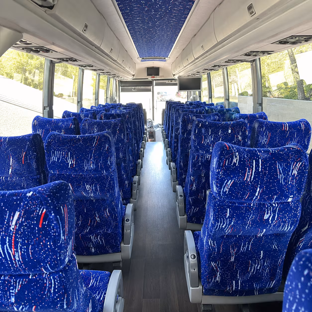west valley city 50 passenger charter bus interior