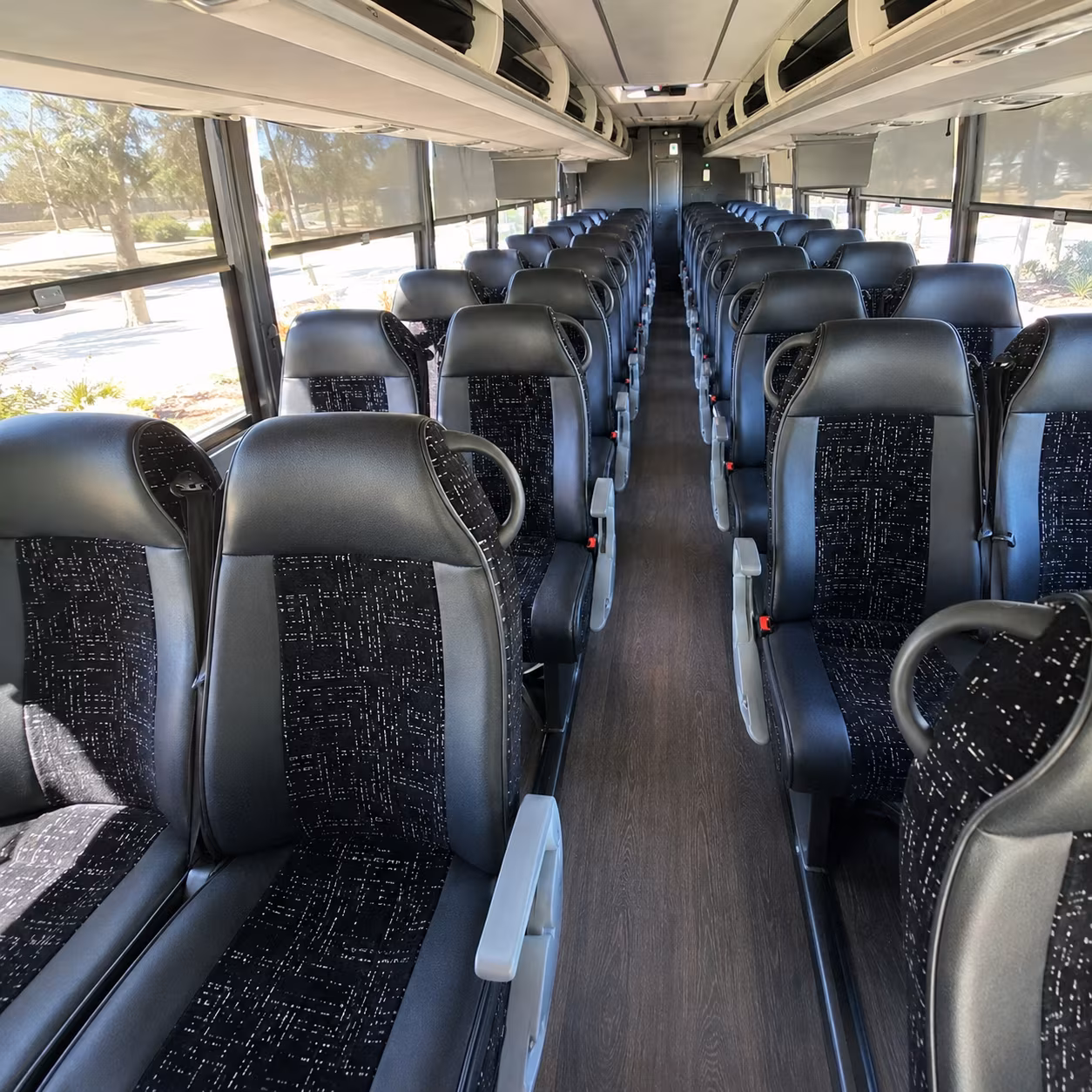 west valley city charter bus inside