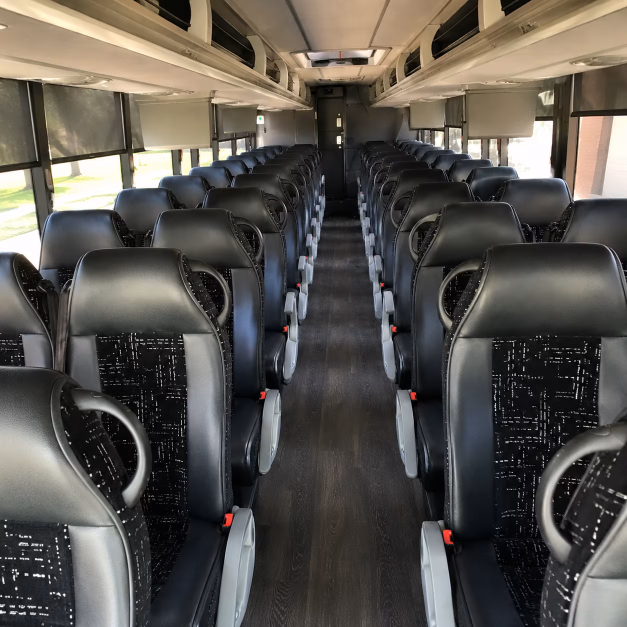west valley city charter bus interior