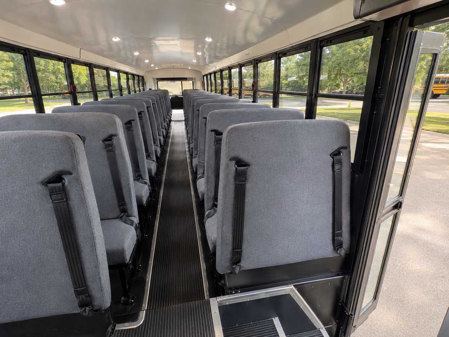 west valley city school bus interior